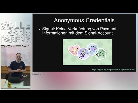 MRMCD2025 Vertrauen ist gut, Kryptographie ist besser - Ein Überblick über kryptographische privatsp