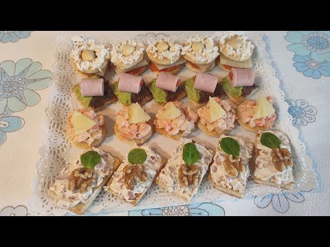 Canapés Navideños - Los mejores canapés para hacer esta Navidad | Canapes Recipes