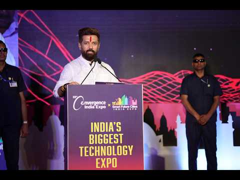 Chirag Paswan at the 2026 Convergence India & Smart Future Cities India!