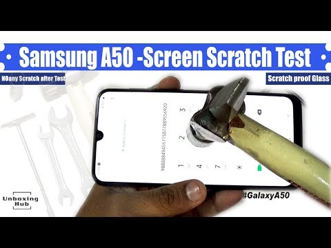 Samsung Galaxy A50 Screen Scratch Test🔨🔨