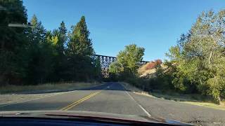 preview picture of video 'Lawyers Canyon No Name Railroad Trestles Bridge US 95 Built in 1908 Lawyers Canyon Bridge'