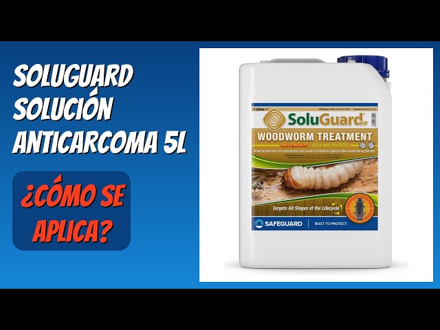 Vídeo relacionado con Soluguard Solución Anticarcoma - 500ml - Tratamiento Preventivo y Curativo contra la Termita, Carcoma, Escarabajos Perforadores y Otros Insectos Xilófagos