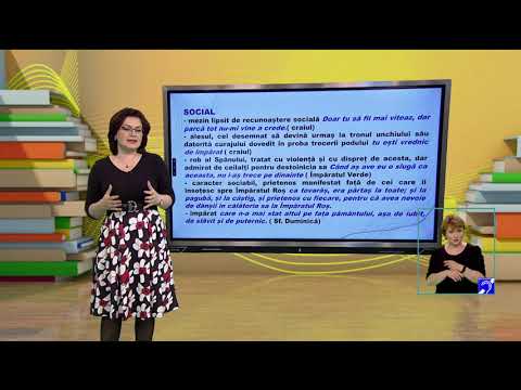 TeleŞcoala: Limba şi literatura română clasa a XII-a – Construcția personajelor în basmul cult – I