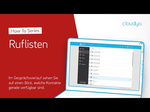 How to Cloudya: Die Cloud Telefonanlage von NFON erfolgreich nutzen (Ruflisten)