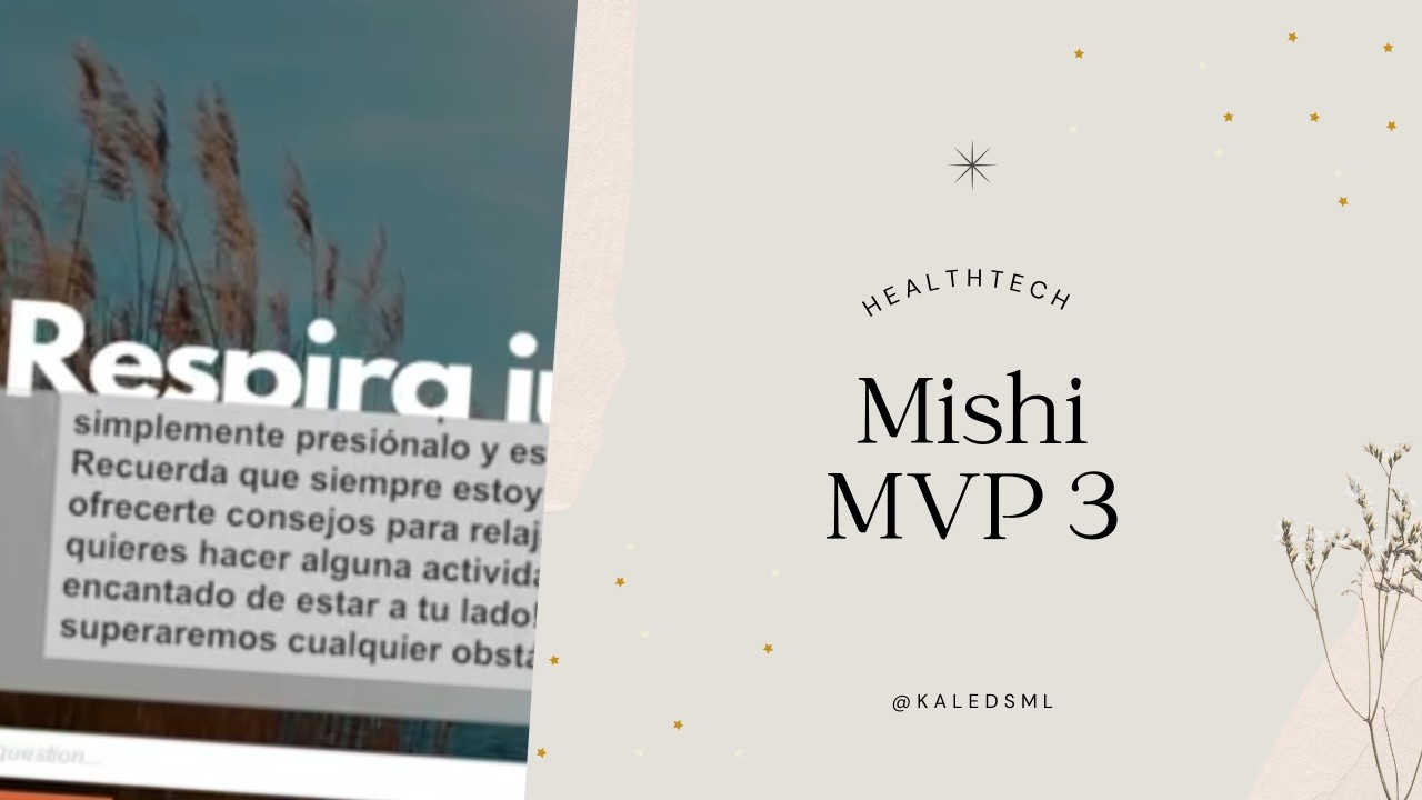 Demo de Mishi HealthTech App - IA y gamificación para salud mental