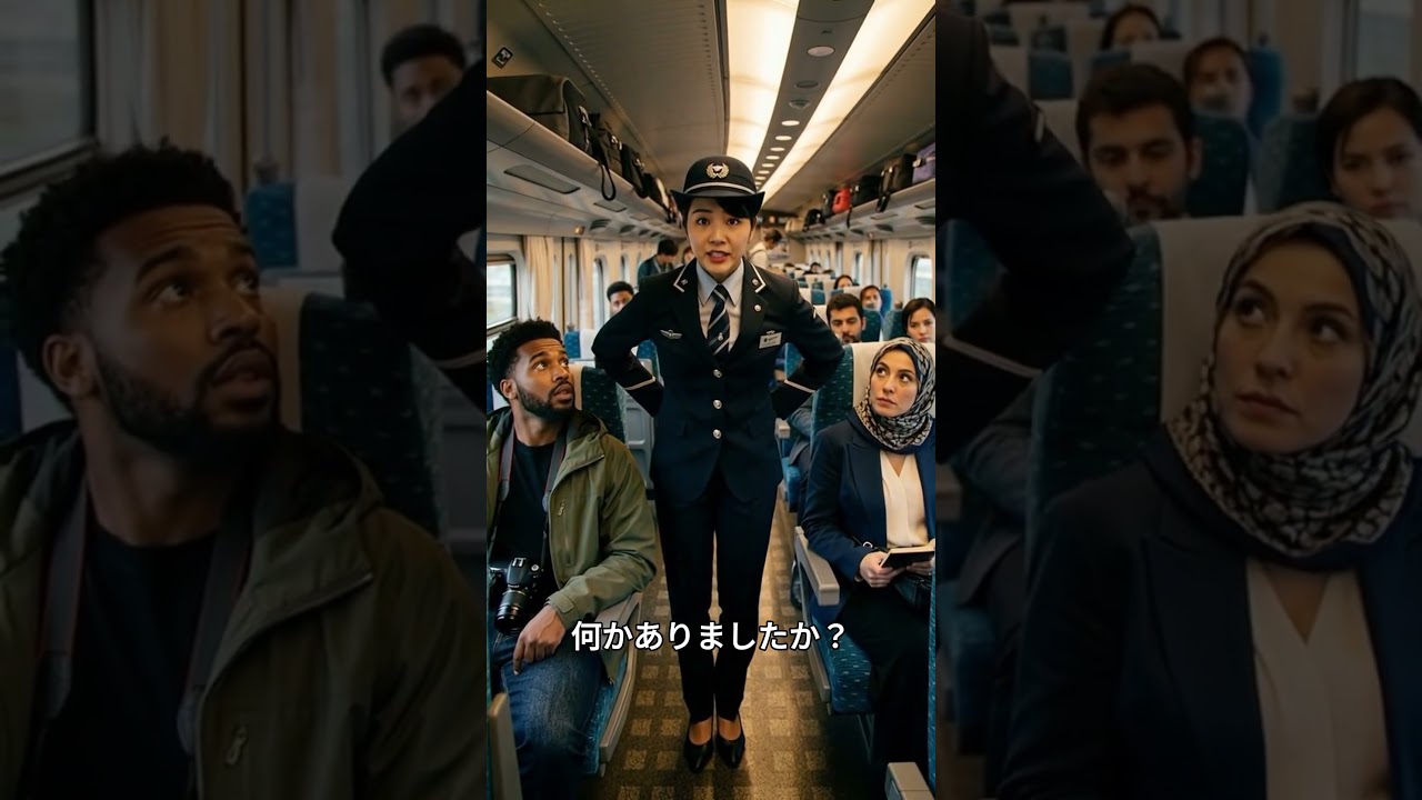 新幹線で足を広げすぎる若者、あなたならどうする？#新幹線 #電車マナー #迷惑客 #あるある #おばあさん最強 #スカッと #ショートドラマ #もしも #あなたならどうする #マナー問題