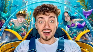 МЫ НАШЛИ ЗАТОНУВШУЮ ДЕРЕВНЮ ЖИТЕЛЕЙ-РУСАЛОК В МАЙНКРАФТ!