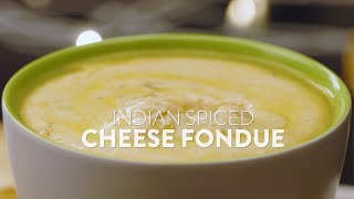 Recipe #Shorts: Dishes for Cheese Lovers! Indian-Spiced Cheese Fondue | Easy Meals | Date Night