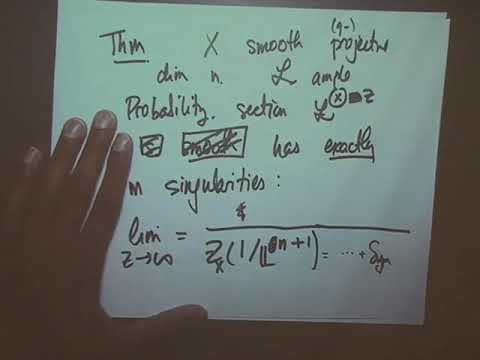 Links between arithmetic and geometry: metaphor and motivation (Ravi Vakil) 4-4