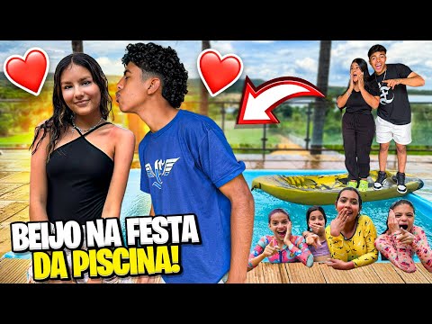 We had a pool party at the vacation mansion! Did anyone kiss?