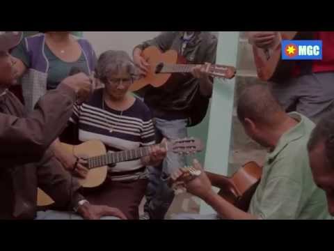 Tocatina com Fatima e o grupo em Ribeira  Prata, São Nicolau, Cabo Verde