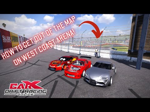 CarX Drift Racing Online - How To Get Out Of The Map On West Coast Arena!