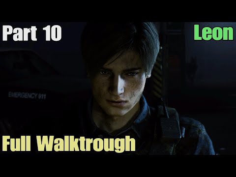 Resident Evil 2 Remake ( PS5 4K ) Full Walkthrough Gameplay Part 10 - Leon's Story