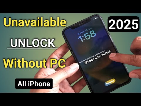 iPhone Unavailable Lock Screen Fix || How To Unlock iPhone Unavailable Without Computer 2025