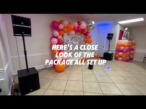 PRORECK Club 6000  6000W PA Speaker System Combo Set 4 Line Array Speakers, 15-inch Subwoofers