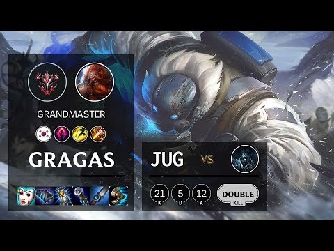 Gragas Jungle vs Karthus - KR Grandmaster Patch 10.3