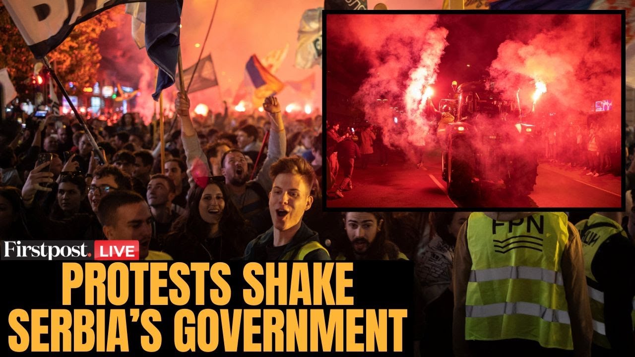 Serbia Protest LIVE: Protesters March from Belgrade to Novi Sad Marks Tragic Anniversary | N18G