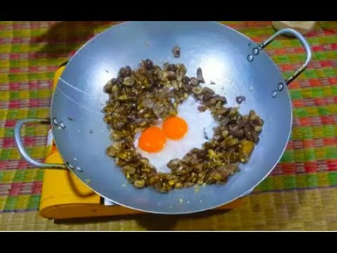 How To Clean And Fry Bitter Mushroom With Eggs - Delicious And Simple Cooking Video