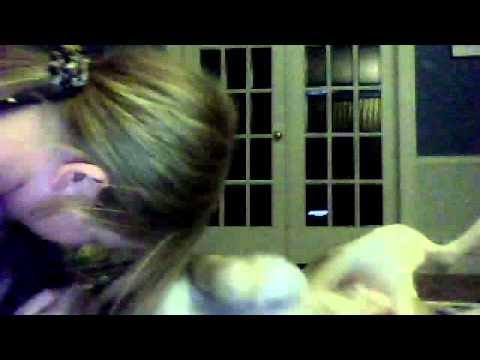 Destiny making out with a dog. XD ▶1:15