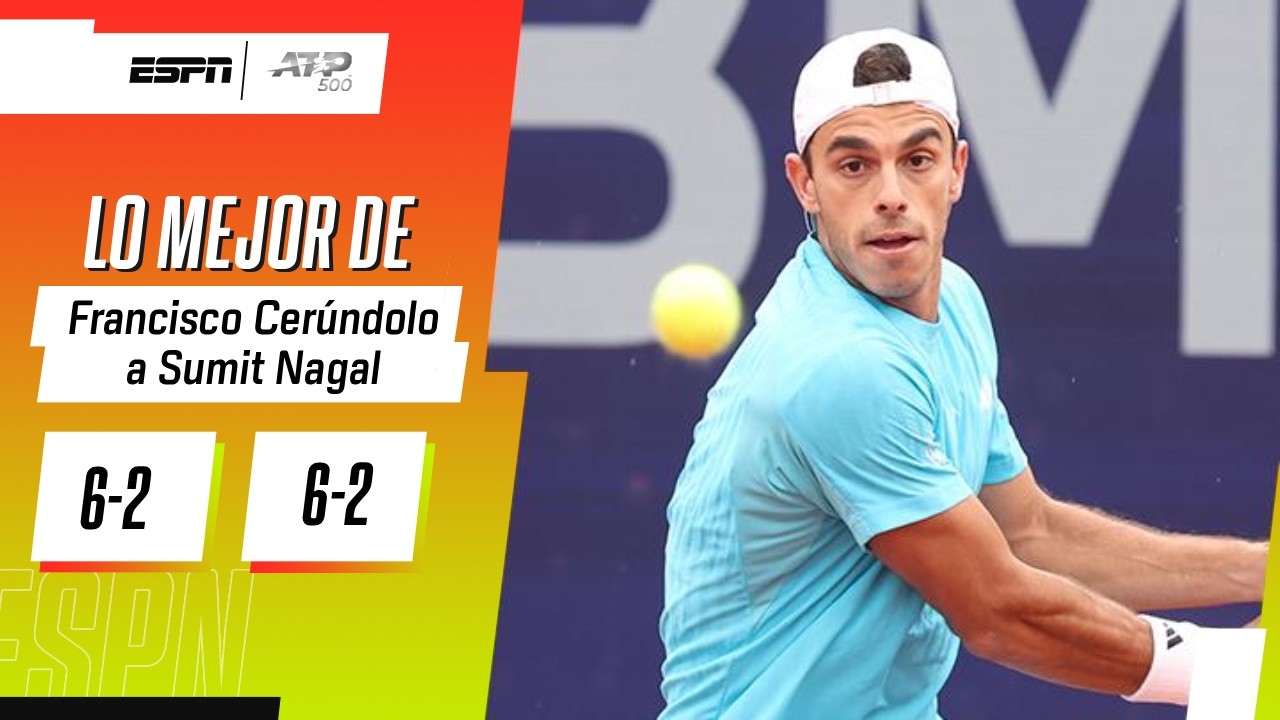 CERÚNDOLO NO TUVO PROBLEMAS Y AVANZÓ EN MÚNICH TRAS VENCER A NAGAL EN SETS SEGUIDOS | RESUMEN
