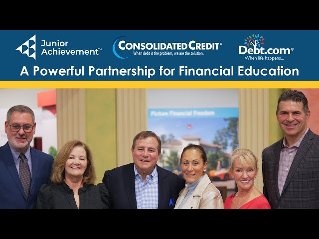 Consolidated Credit and Debt.com Partnership with Junior Achievement to Stop Debt Before It Starts