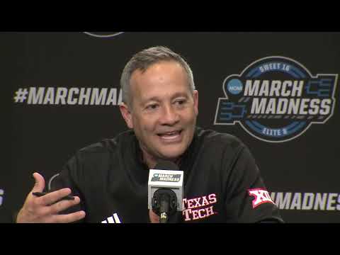 Texas Tech Sweet 16 Postgame Press Conference - 2025 NCAA Tournament