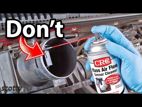 Never Do This When Cleaning Your Mass Air Flow Sensor