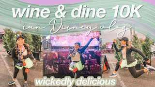 RUN DISNEY VLOG | wine & dine 10K 2021, two course challenge