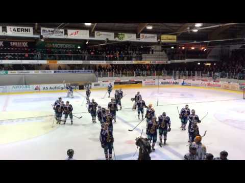 Siegesfeier SC Langenthal gegen EHC Olten