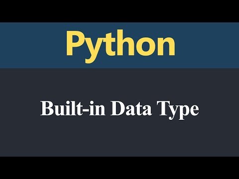 Built in Data Types in Python Hindi