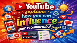 YouTube explains how you can influence your recommended page