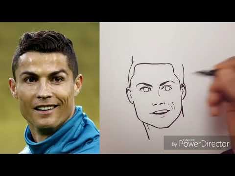 Comment dessiné Cristiano Ronaldo