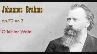 Brahms O kühler Wald, op 72 no 3