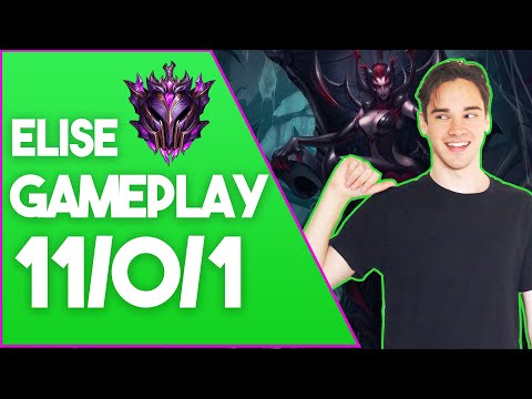 How To Snowball A Game As Elise Jungle, KDA 11/0/1