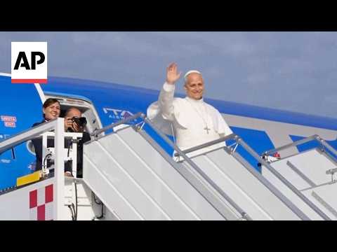 Pope Leo XIV departs for Spain for a 7-day Apostolic visit
