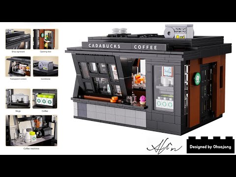 CaDA Bricks Coffee Shop C66005W | Moc by OhSoJang