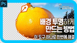 포토샵 이미지 투명방법 2번째 (펜도구 사용하기)