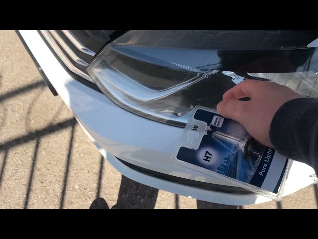 Замена Лампочки Ближнего Света Фольксваген Поло