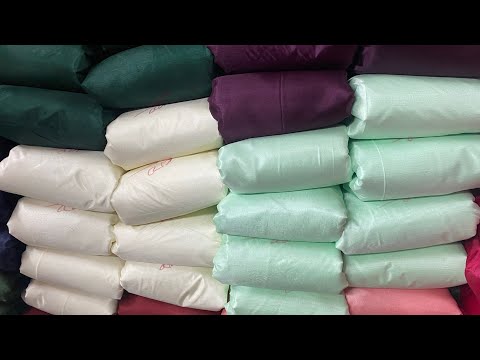 42inch Light Peach Plain Raw Silk Fabric, For Garments