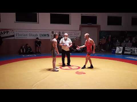 09.10.2021 RWG vs KSC Niedernberg - 61kg Gr-Röm: Simon Scheibein vs Maximilian Klamert