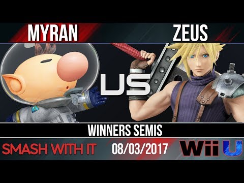 SWI 90 - Myran (Olimar) vs. Zeus (Cloud) - Winners Semis - Smash Wii U