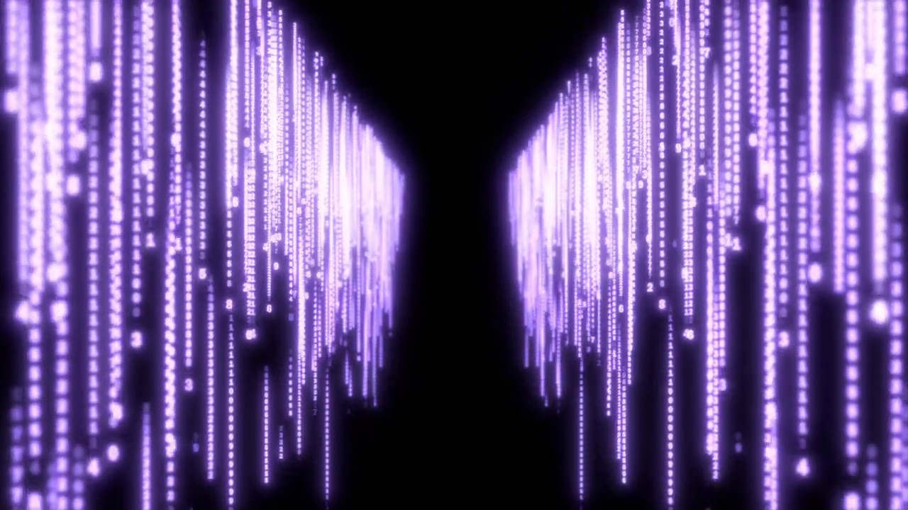 Matrix Code Background Video - computer technology background loop - Free 4k background video