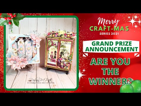 GRAND PRIZE WINNER ANNOUNCEMENT | MERRY CRAFT-MAS SERIES