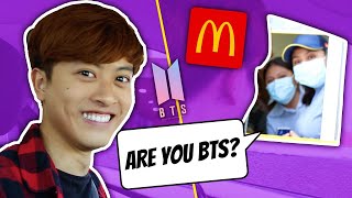 MCDONALDS WORKERS CONFUSED ME FOR BTS