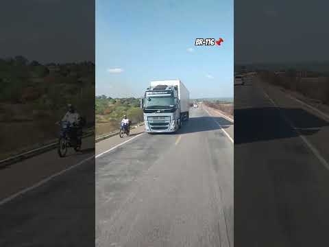 br116 passando por milagres ceará #deus #truck #nordeste #caminhoneiro #fé #ceará #roadvlogs #bury