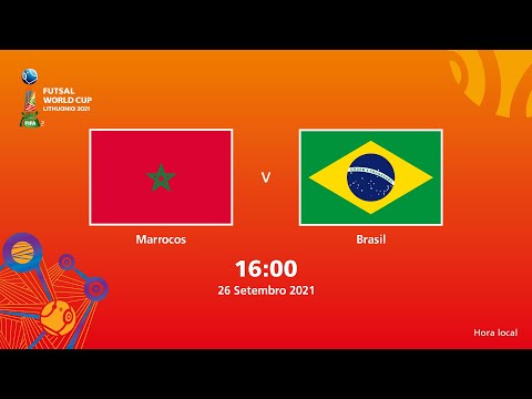 Marrocos v Brasil | Copa do Mundo FIFA de Futsal de 2021 | Partida completa