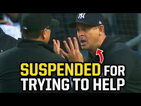 Aaron Boone gets suspended for spitting in umpire's face, a breakdown