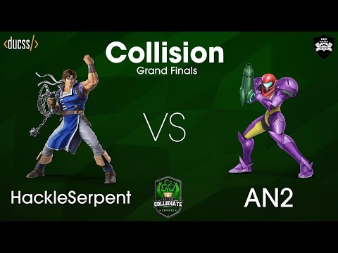 HackleSerpent(Richter) vs. AN2(Samus)  - Grand Finals - Collision Smash Ultimate Tournament