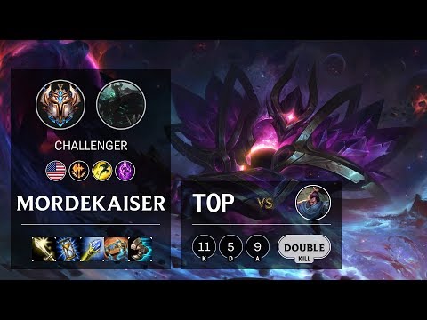 Mordekaiser Top vs Yasuo - NA Challenger Patch 10.11