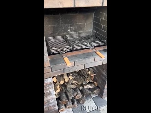 Решетка для гриля и барбекю - Решетка Сетка Решетка гриль на мангал - Решетка-гриль из нержавеющей стали - фото 4 - id-p1438184276